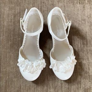 Little Girls White Heel